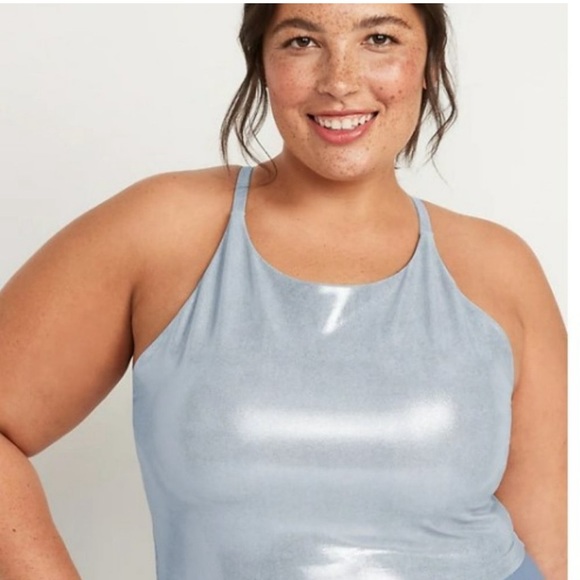 Old Navy Active Powersoft Champagne
Sparkle Sports Bra Womens Size XXL - Picture 2 of 5